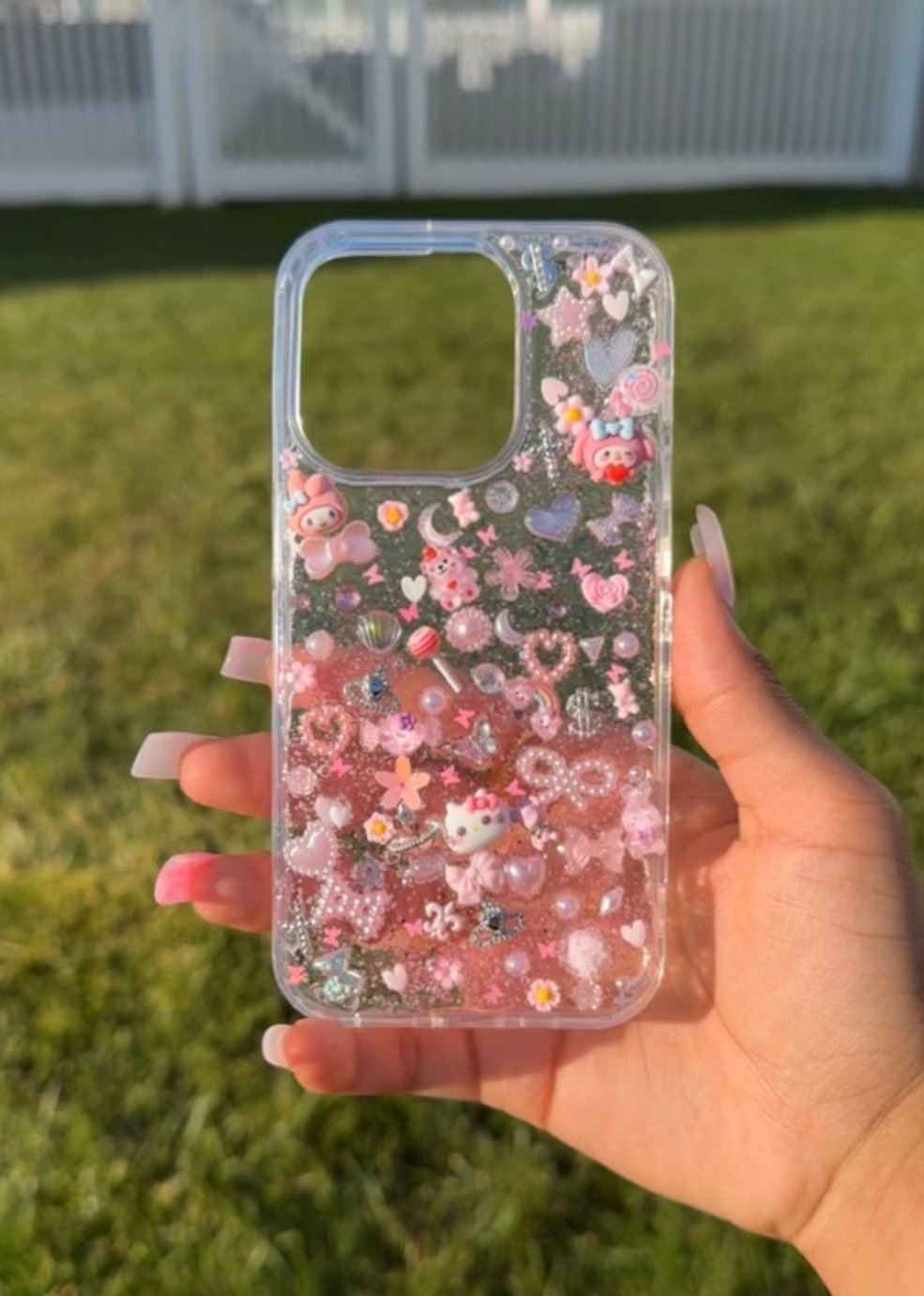 Sparkle Garden iPhone 15 pro case