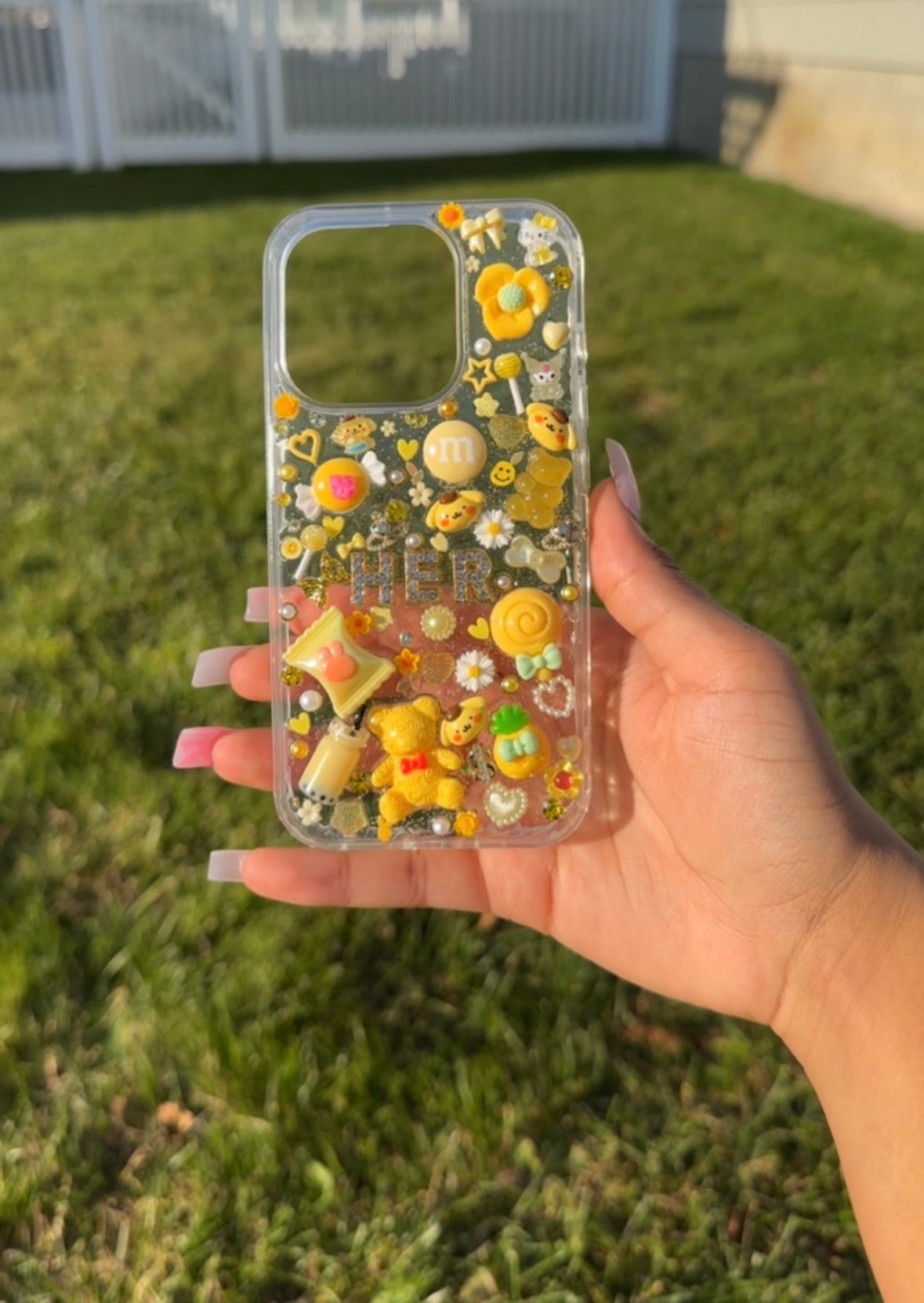 Golden Glow iPhone 15 pro case